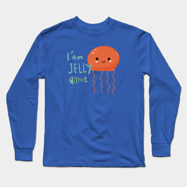 Jelly Fish Long Sleeve T-Shirt by Lish Design